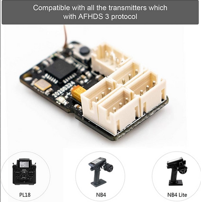 NB4 GMR 2.4GHz 4CH AFHDS3 Micro Receiver - FLYSKY 82151-GMR