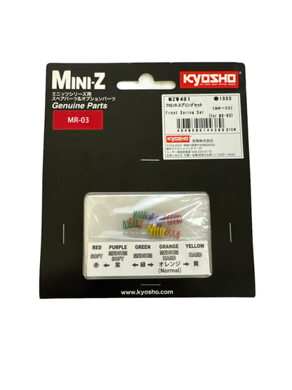 Front Spring Set for Mini-Z MR-03 - Kyosho MZW401