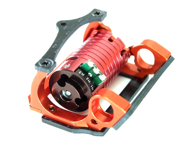 Mini-Z V5 LCG 98mm Motor Mount (Orange) - PN Racing MR3300