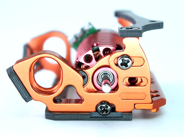 Mini-Z V5 LCG 98mm Motor Mount (Orange) - PN Racing MR3300