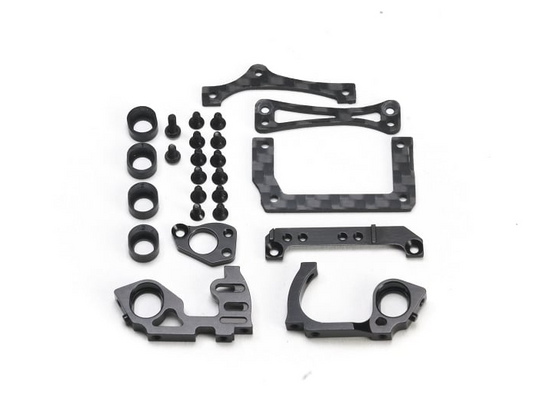 Mini-Z V5 LCG 98mm Motor Mount (Black) - PN Racing MR3300K